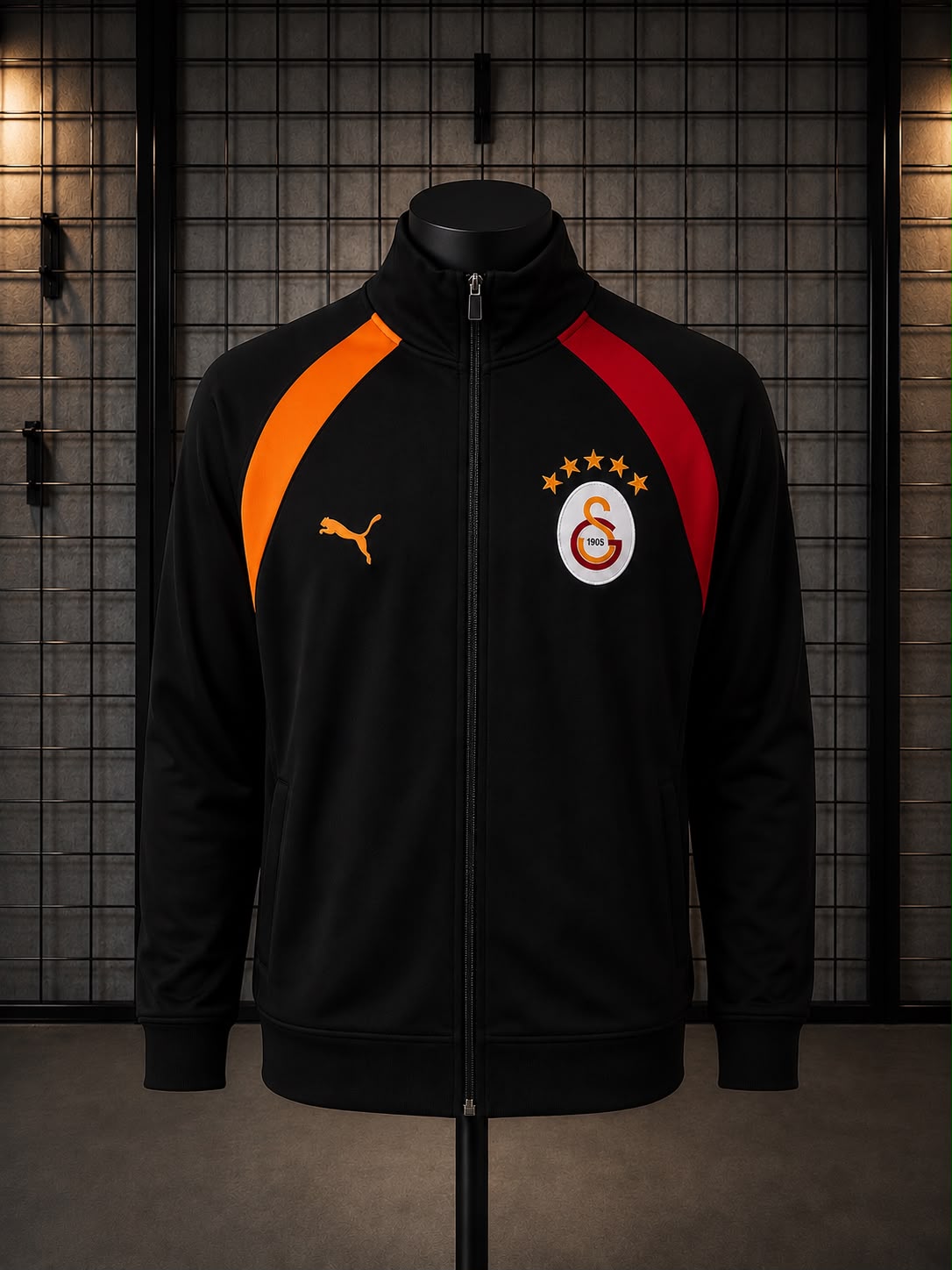 Galatasaray Siyah Turuncu Eşofman Üstü